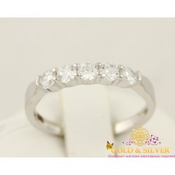 Серебряное кольцо с камнями 1551198